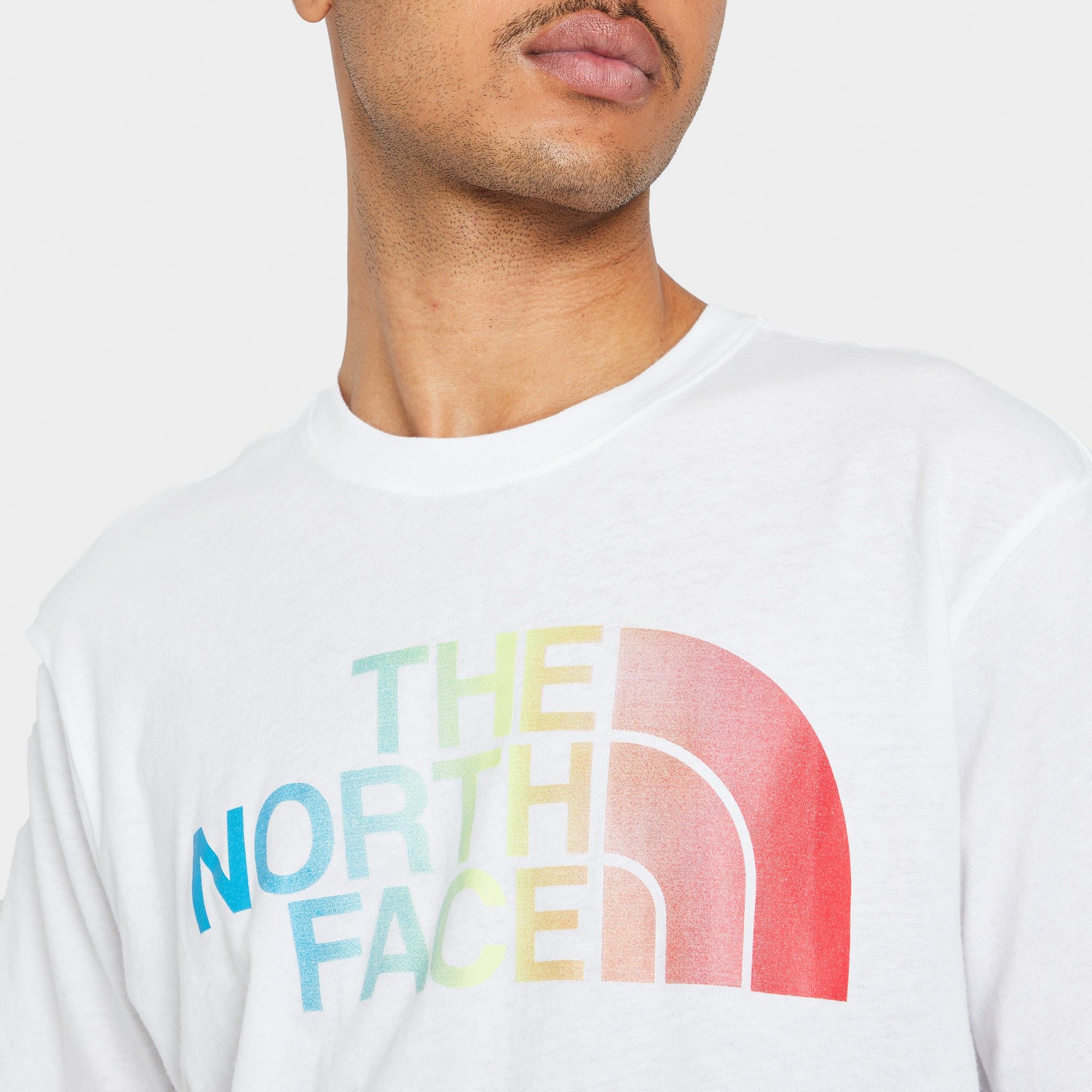 The North Face Half Dome T-shirt TNF White / Horizon Red Dye Ombre Fill sold by JD Sports product image thumbnail 3