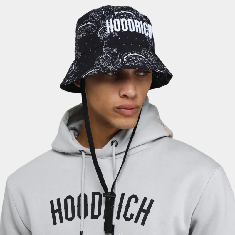 Hoodrich OG Boteh Bucket Hat Black / White sold by JD Sports