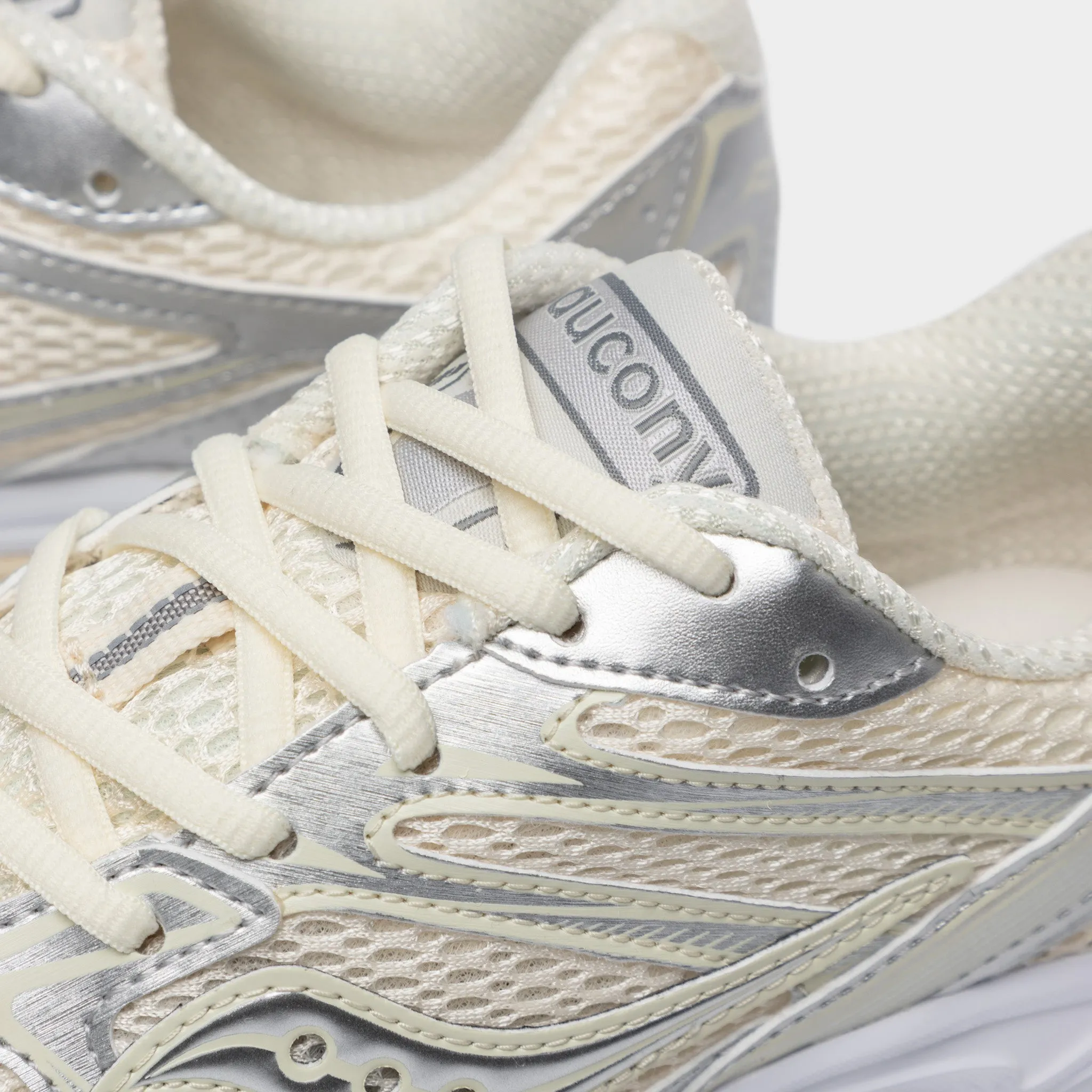 Saucony Women's Ride Millenium Cream / Silver sold by JD Sports product image thumbnail 3