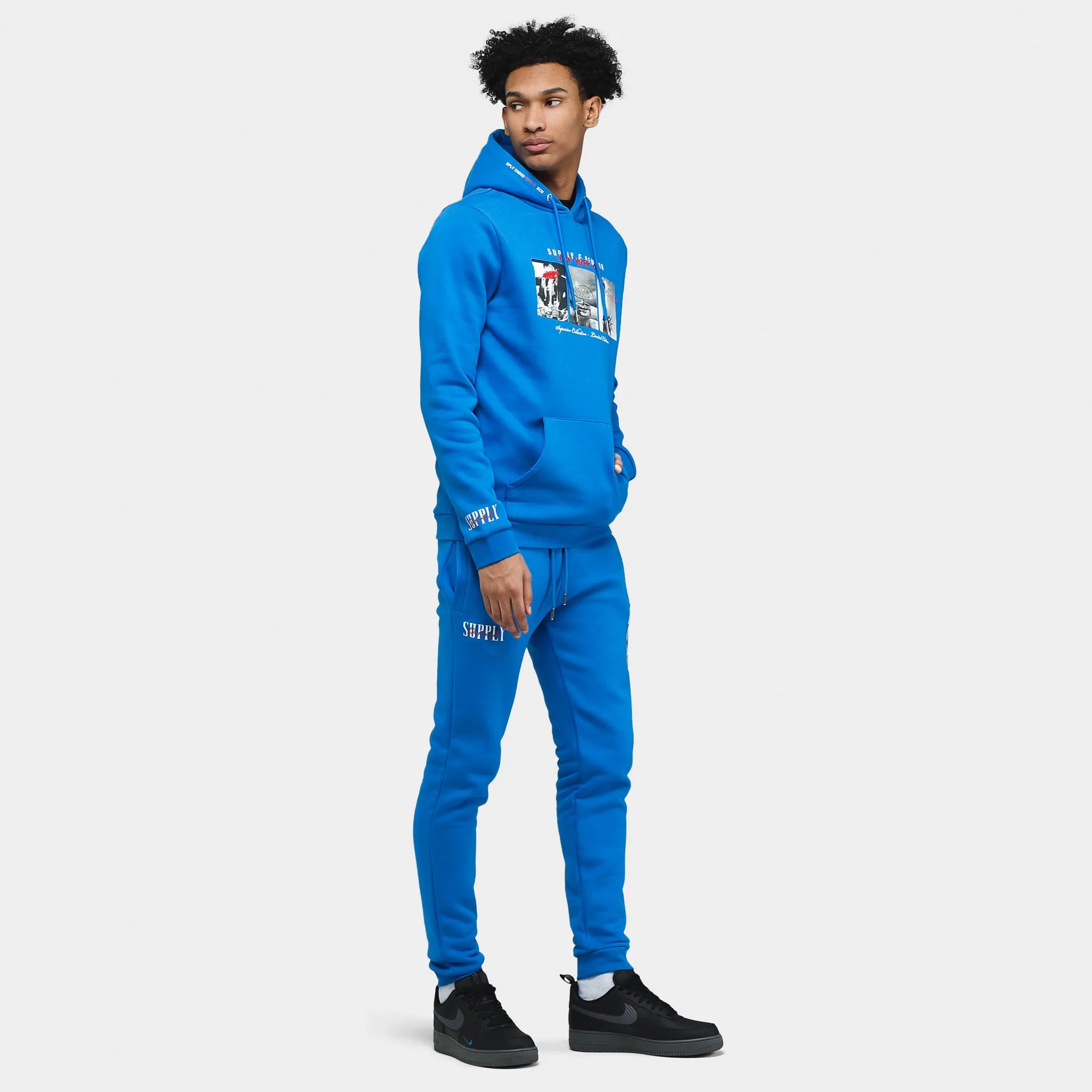 Supply & Demand Valo Pullover Hoodie / Blue sold by JD Sports product image thumbnail 4
