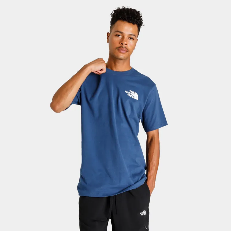 The North Face Box NSE T-shirt Shady Blue / TNF Black sold by JD Sports