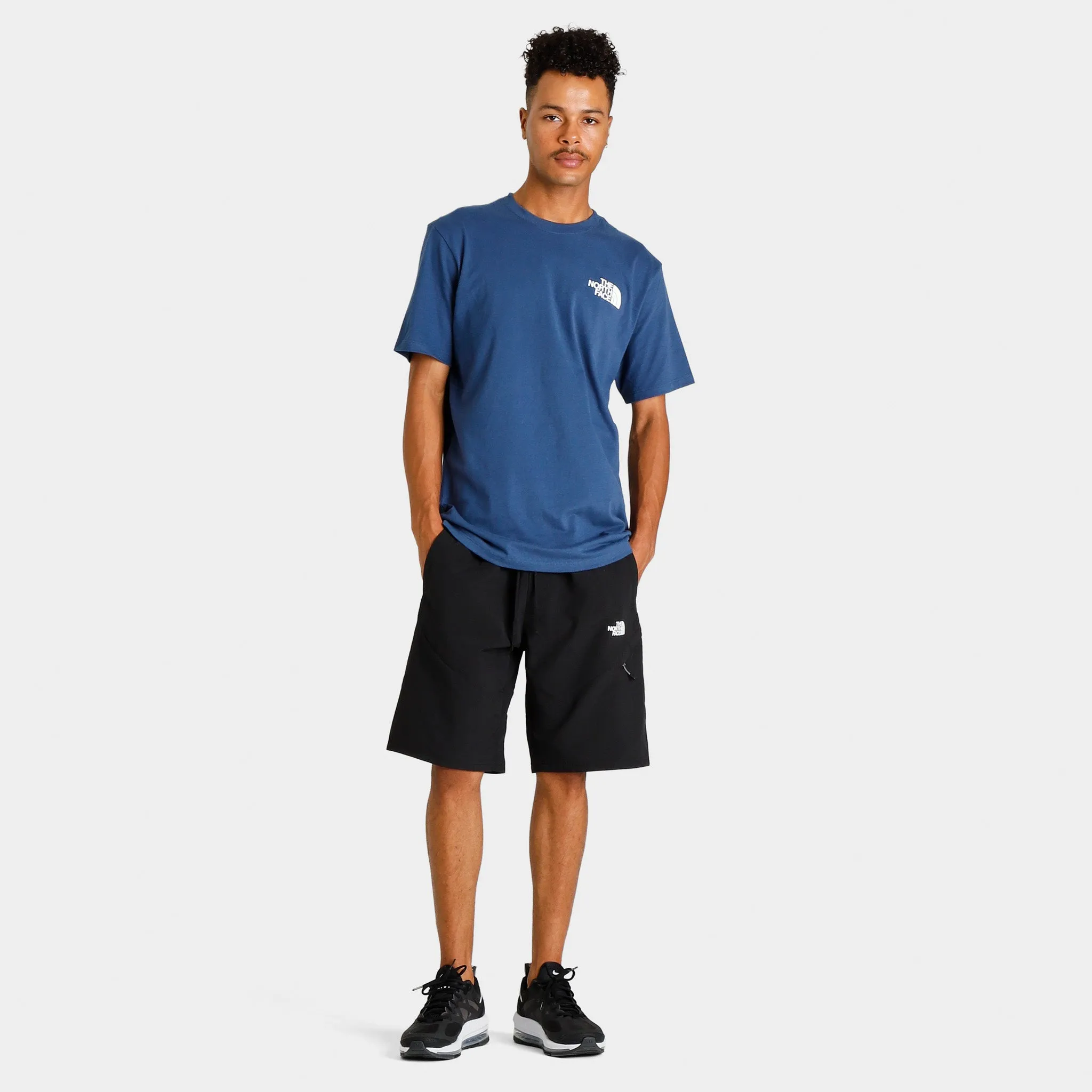 The North Face Box NSE T-shirt Shady Blue / TNF Black sold by JD Sports product image thumbnail 5