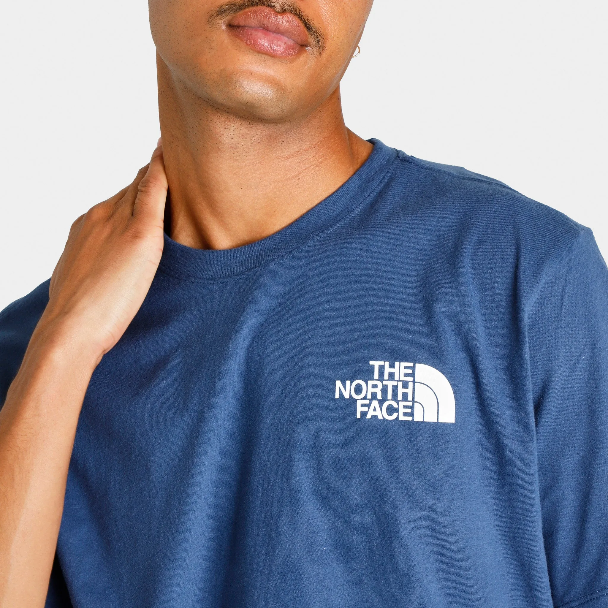 The North Face Box NSE T-shirt Shady Blue / TNF Black sold by JD Sports product image thumbnail 4
