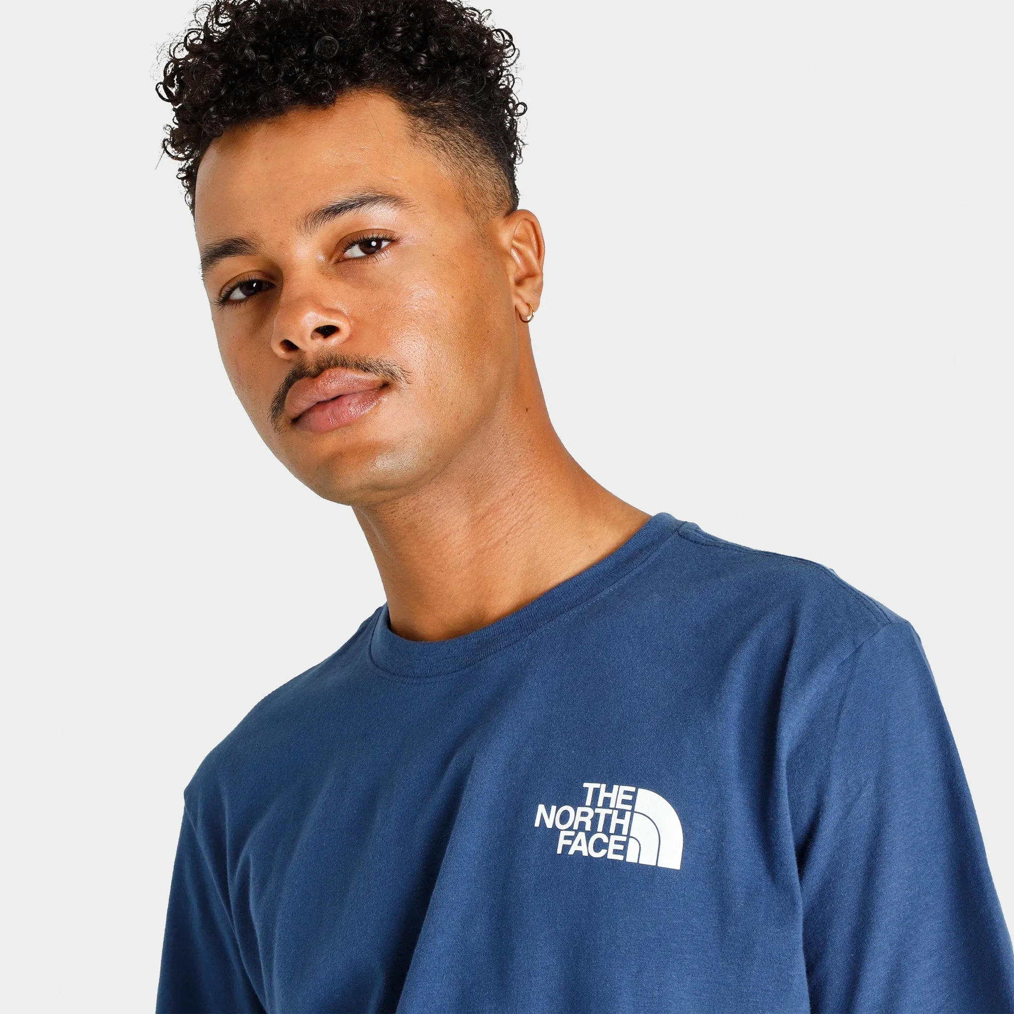 The North Face Box NSE T-shirt Shady Blue / TNF Black sold by JD Sports product image thumbnail 3
