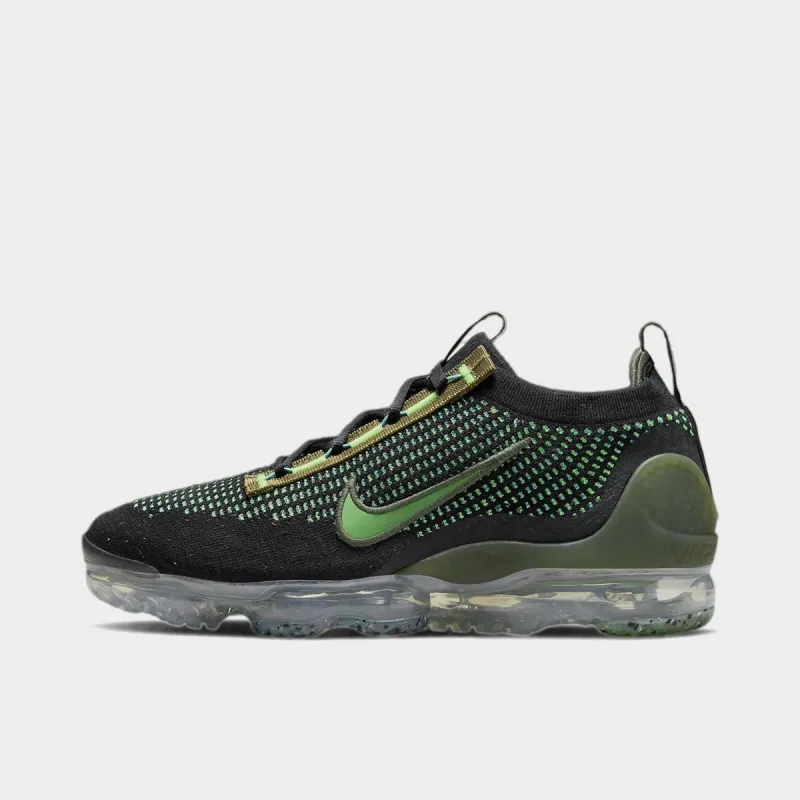 Nike Air Vapormax 2021 Flyknit Black / Chlorophyll sold by JD Sports