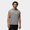 Jordan Dri-FIT Crossover Pullover Sleeveless Hoodie Carbon Heather / Black sold by JD Sports