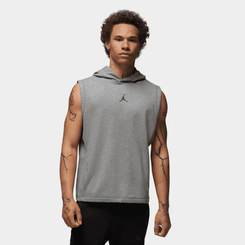 Jordan Dri-FIT Crossover Pullover Sleeveless Hoodie Carbon Heather / Black sold by JD Sports
