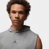 Jordan Dri-FIT Crossover Pullover Sleeveless Hoodie Carbon Heather / Black sold by JD Sports