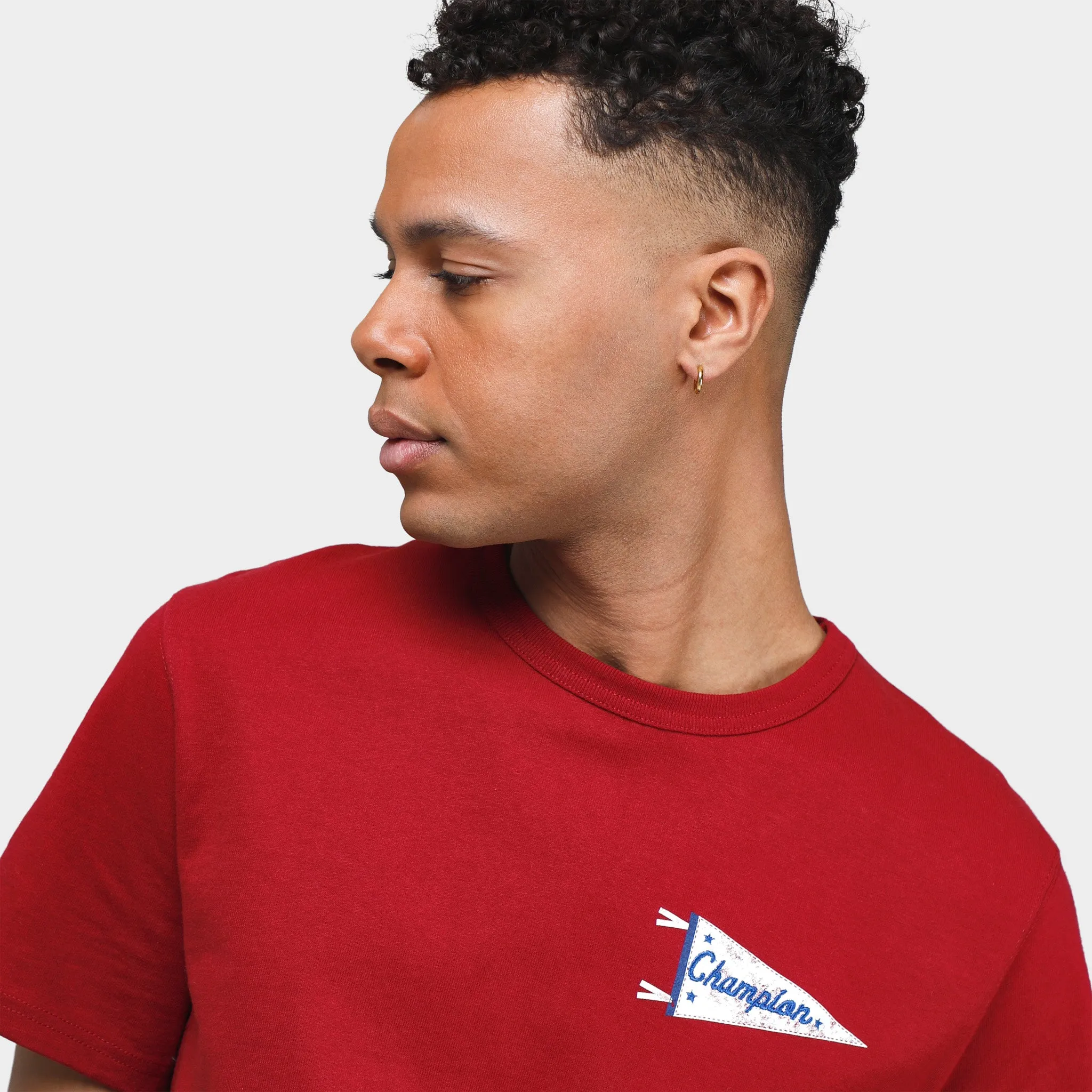 Champion Heritage T-shirt / Tartan Red sold by JD Sports product image thumbnail 3