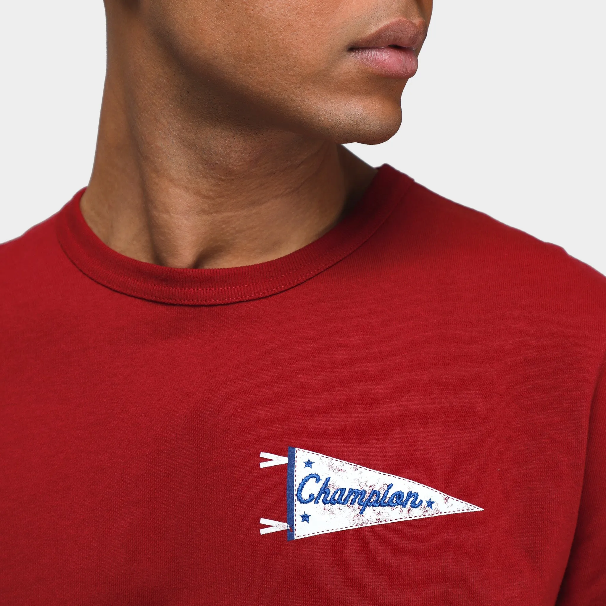 Champion Heritage T-shirt / Tartan Red sold by JD Sports product image thumbnail 4