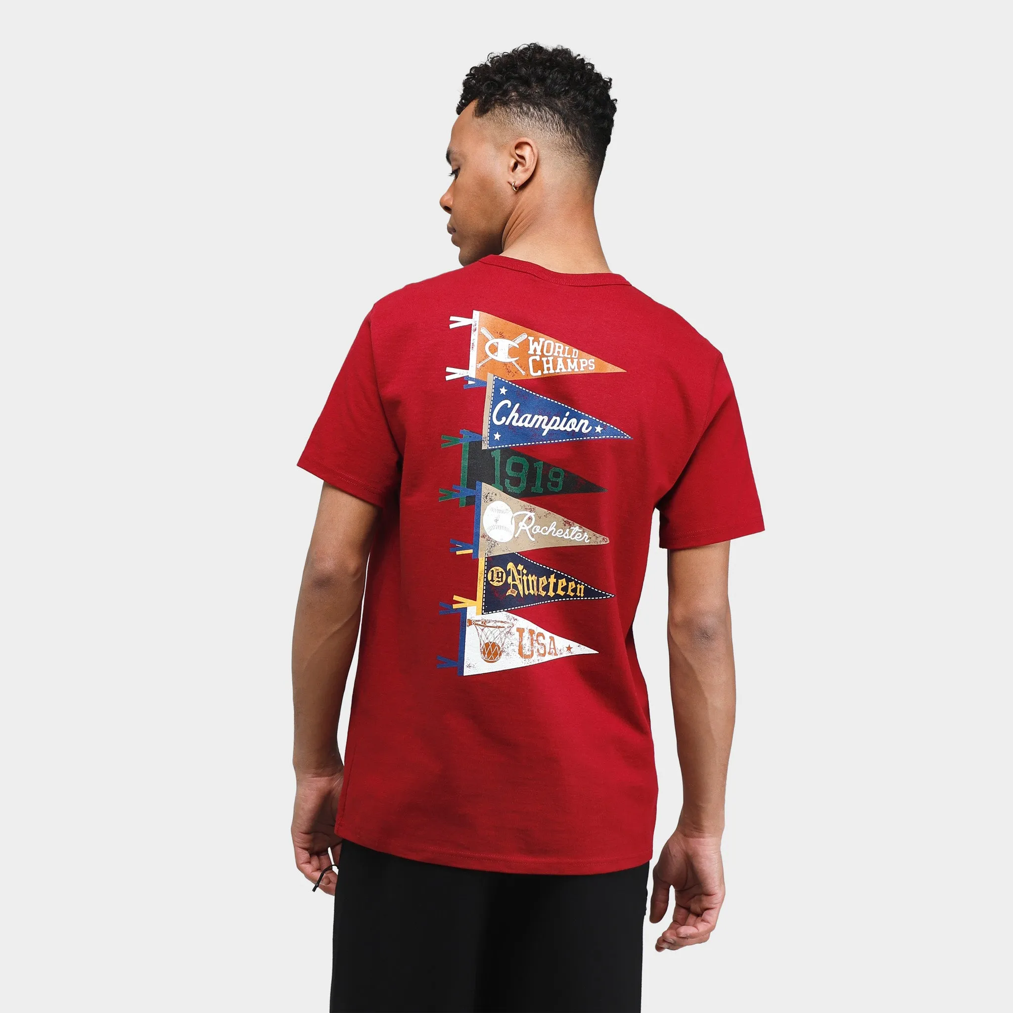 Champion Heritage T-shirt / Tartan Red sold by JD Sports product image thumbnail 2