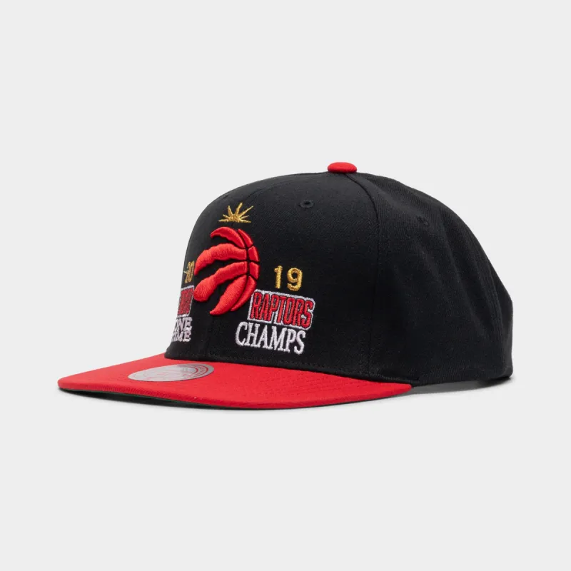 Mitchell & Ness Toronto Raptors Champ Is Here Snapback / Black sold by JD Sports