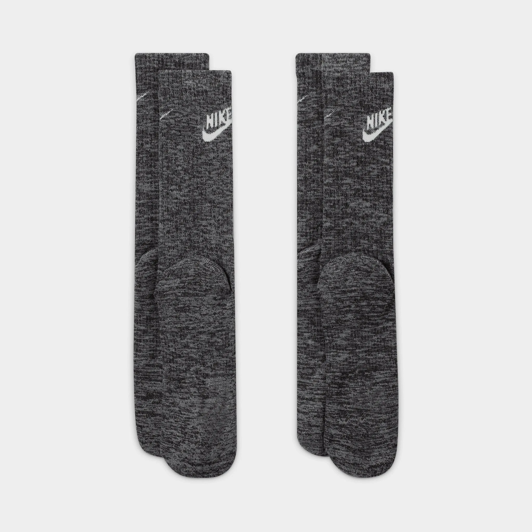 Nike Everyday Plus Cushioned Crew Socks - 2 Pack Black / White sold by JD Sports product image thumbnail 3