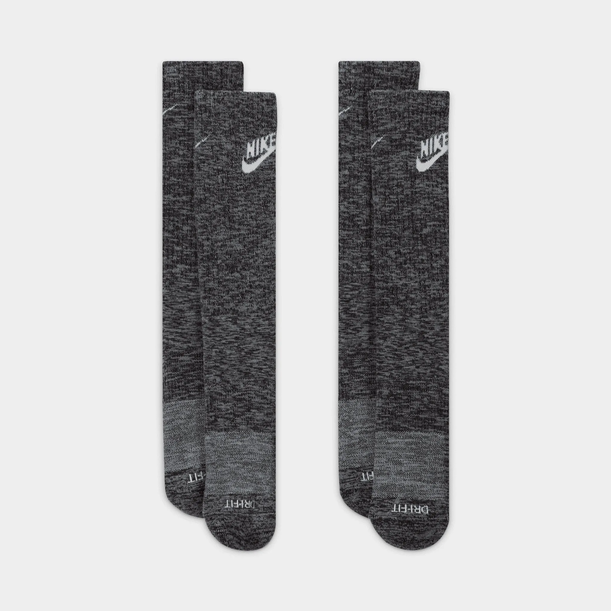 Nike Everyday Plus Cushioned Crew Socks - 2 Pack Black / White sold by JD Sports product image thumbnail 4
