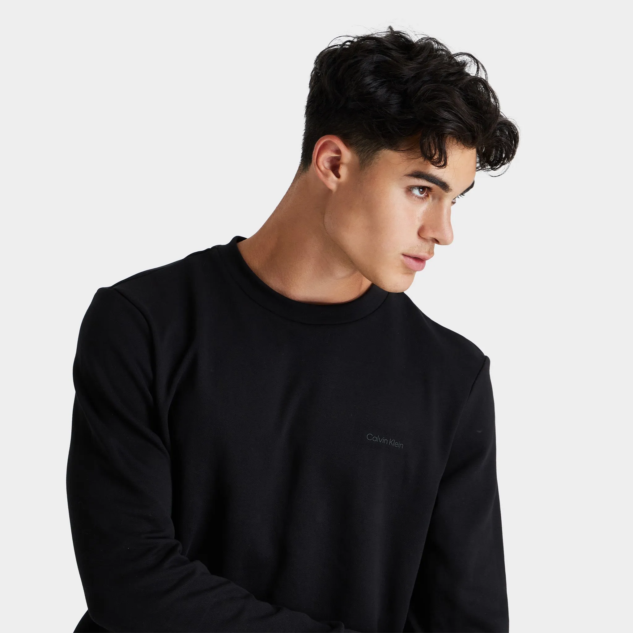 Calvin Klein Move 365 Logo Crewneck Sweatshirt / Black sold by JD Sports product image thumbnail 3