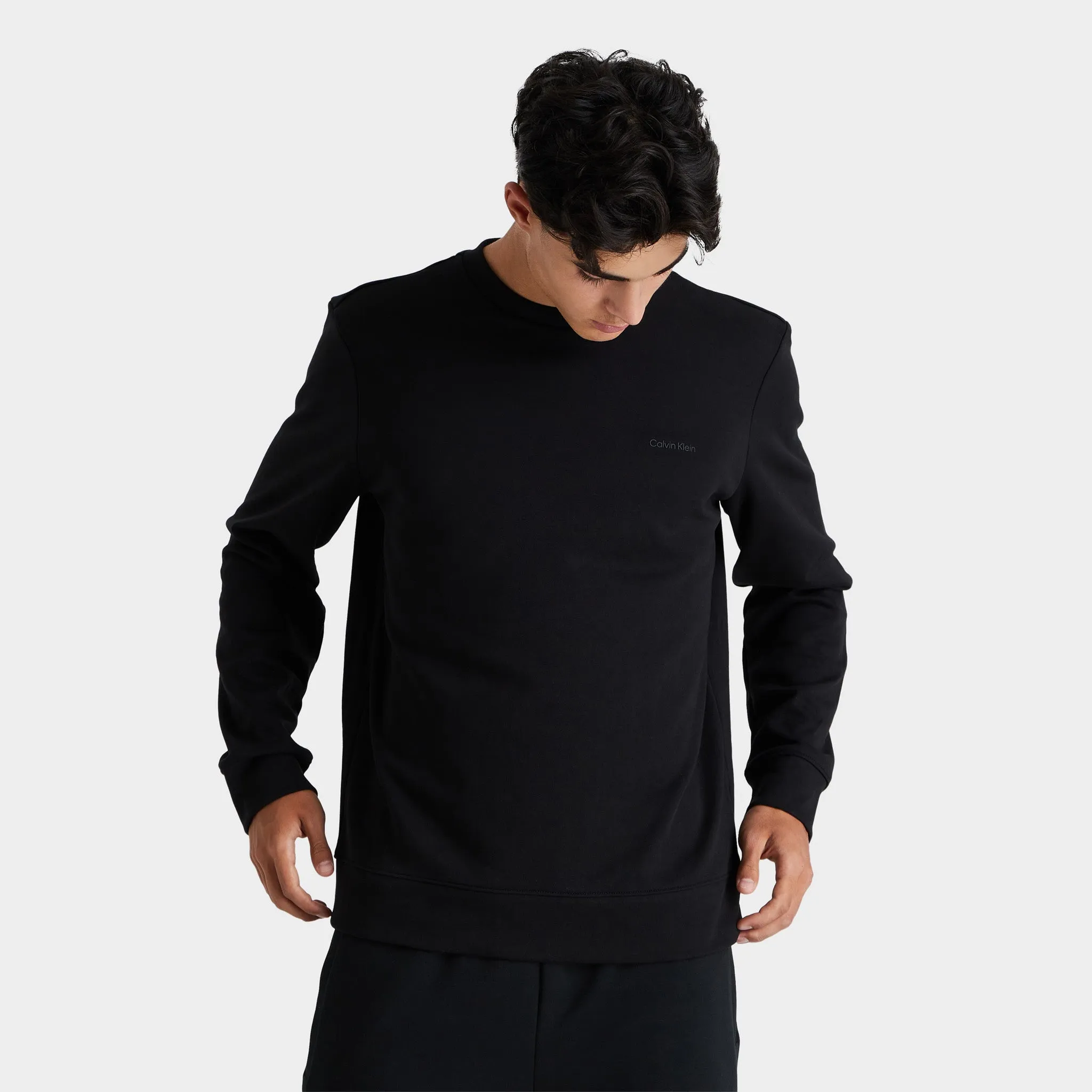 Calvin Klein Move 365 Logo Crewneck Sweatshirt / Black sold by JD Sports