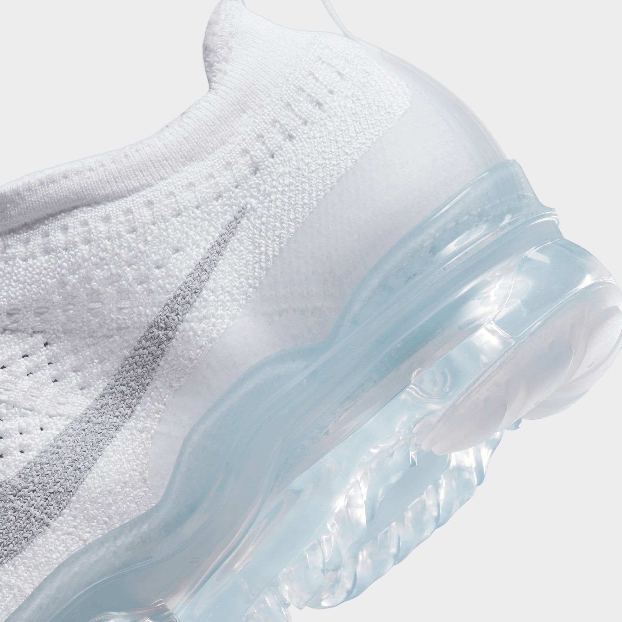 Nike Women's Air Vapormax 2023 Fly Knit White / Pure Platinum - Metallic Silver sold by JD Sports product image thumbnail 3