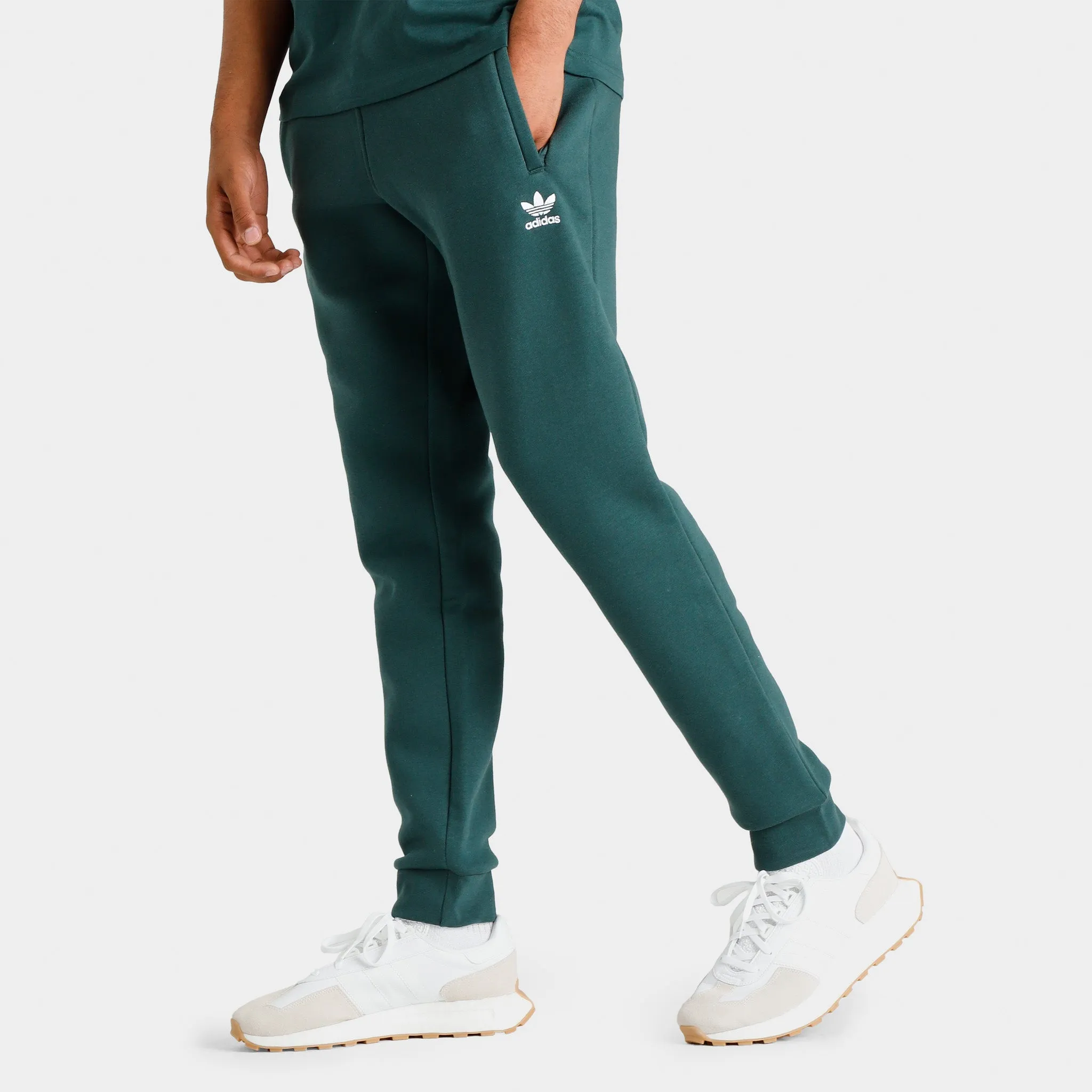 adidas Originals Adicolor Essentials Trefoil Sweatpants / Mineral Green sold by JD Sports product image thumbnail 3