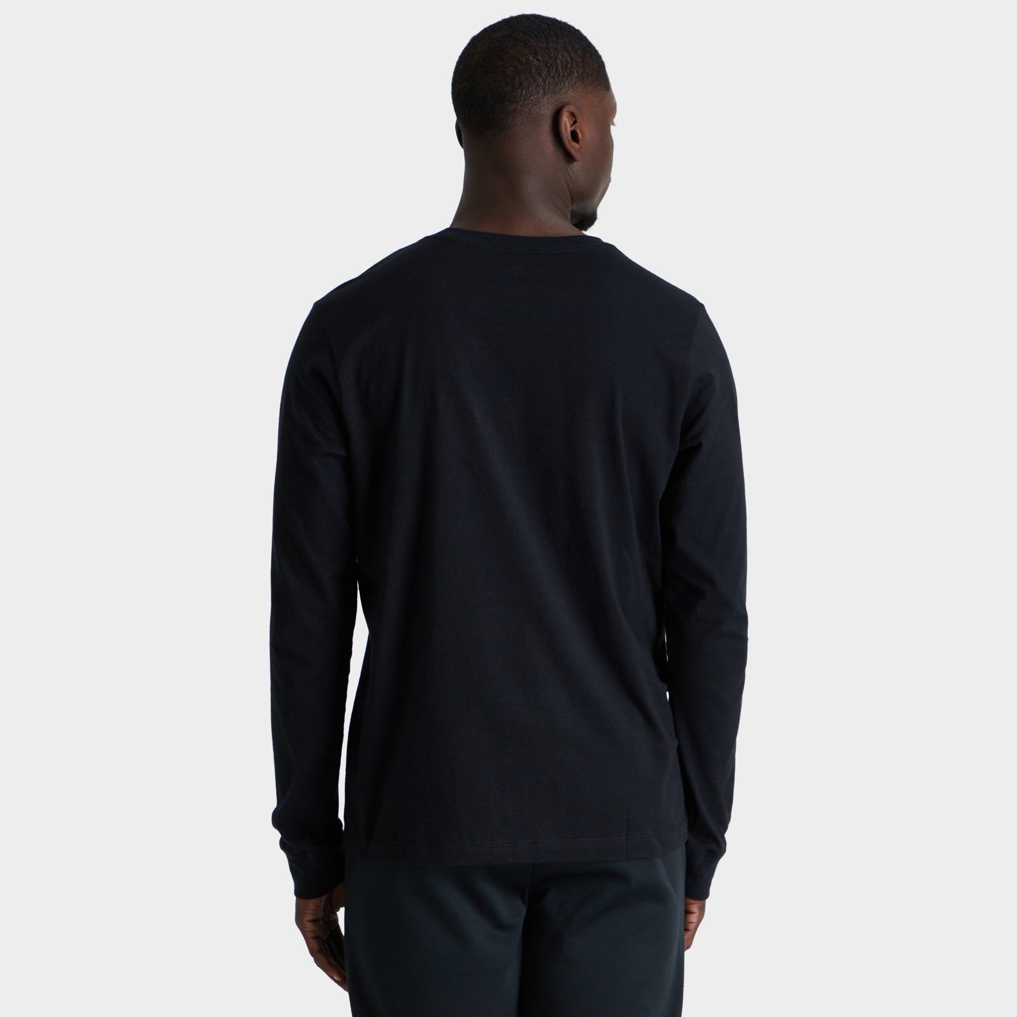 Nike Sportswear Long-Sleeve T-shirt Black / White sold by JD Sports product image thumbnail 2