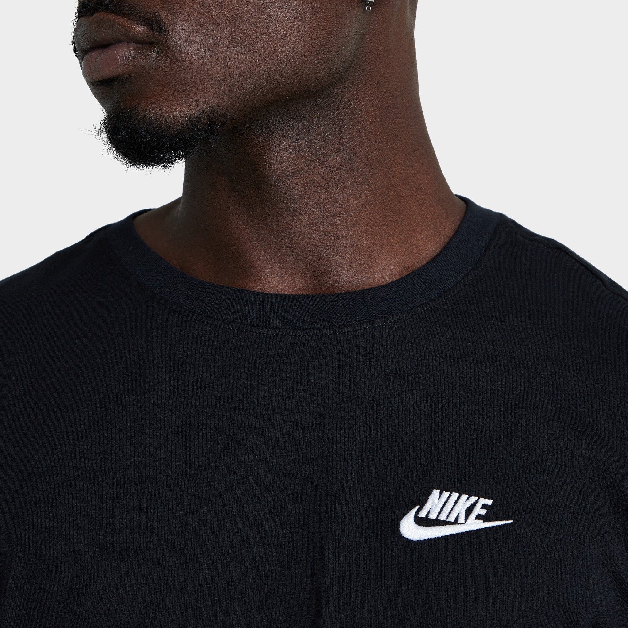 Nike Sportswear Long-Sleeve T-shirt Black / White sold by JD Sports product image thumbnail 4