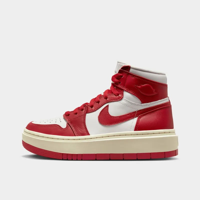 Jordan Women's 1 Elevate High Summit White / Coconut Milk - Varsity Red sold by JD Sports