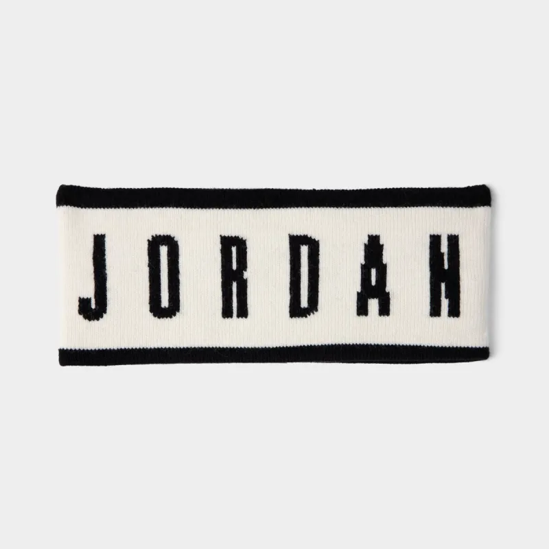 Jordan Seamless Knit Headband Reversible Sail / Black - Sail sold by JD Sports