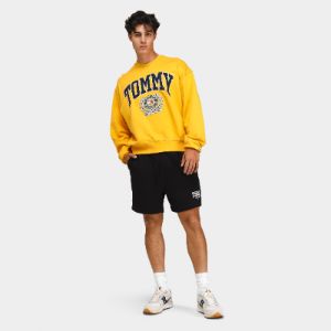 Tommy Jeans Collegiate Logo Crewneck / Collegiate Gold sold by JD Sports