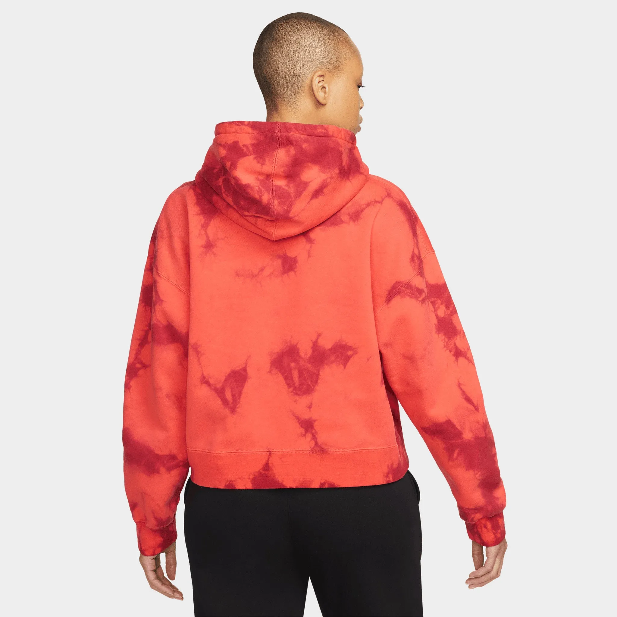 Jordan Women's (Her)itage Fleece Pullover Hoodie Light Crimson / Mystic Hibiscus - Black sold by JD Sports product image thumbnail 2