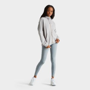 Nike Women's Sportswear Full-Zip Fleece Hoodie / College Grey sold by JD Sports
