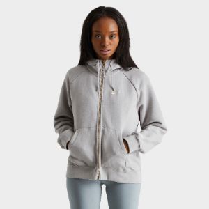 Nike Women's Sportswear Full-Zip Fleece Hoodie / College Grey sold by JD Sports