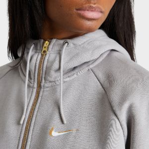 Nike Women's Sportswear Full-Zip Fleece Hoodie / College Grey sold by JD Sports