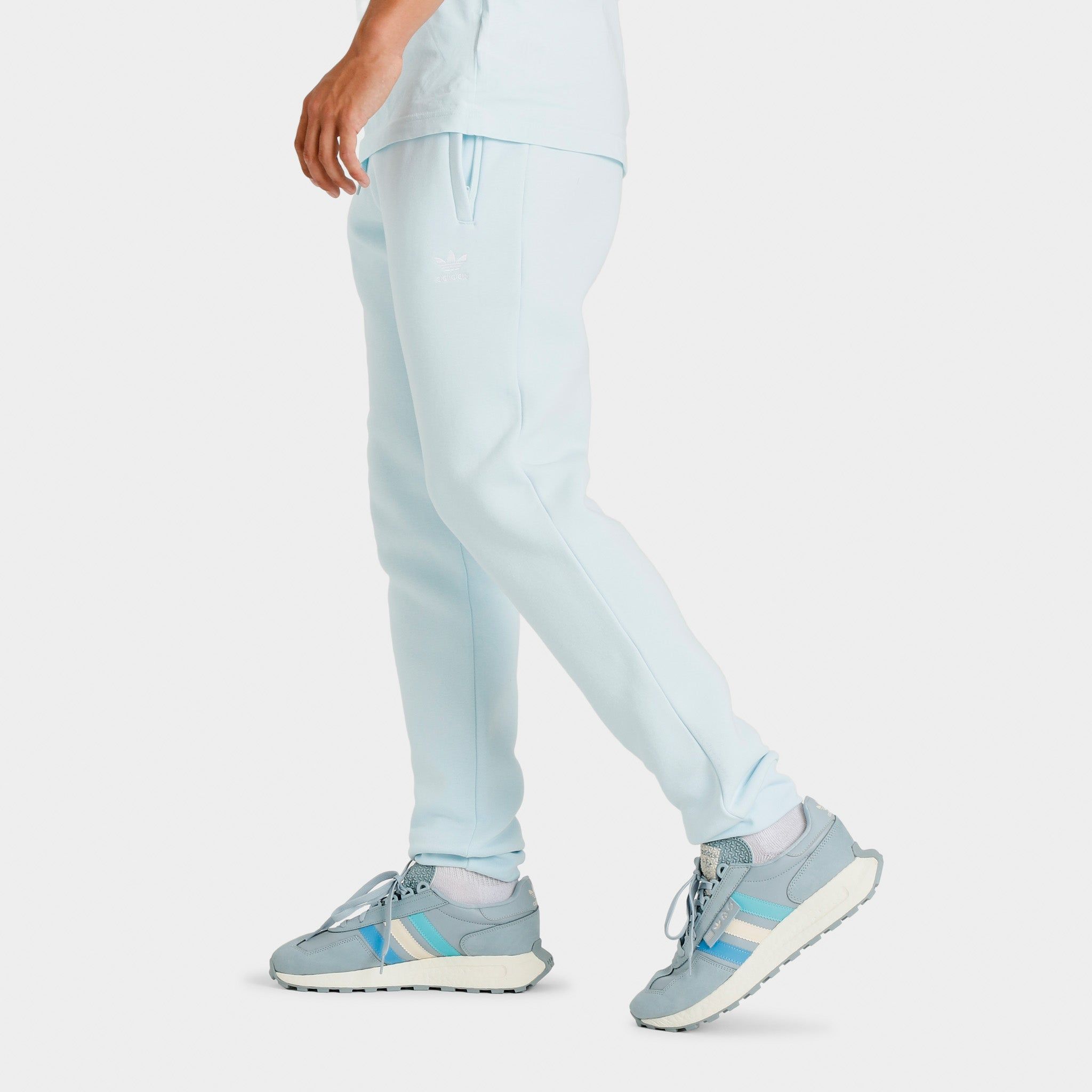 adidas Originals Adicolor Essentials Trefoil Pants / Almost Blue sold by JD Sports product image thumbnail 4