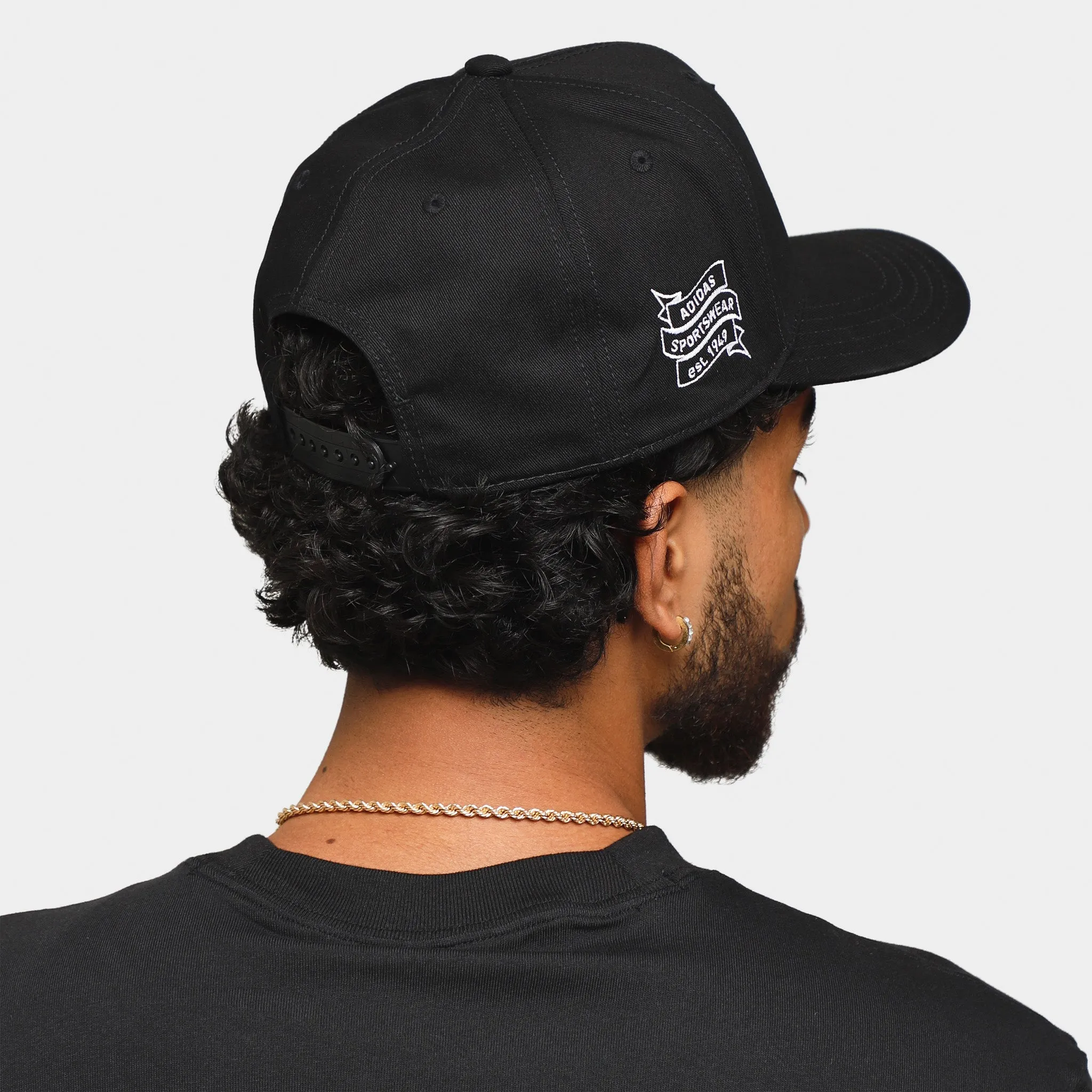 adidas Logo Snapback Hat Black / White sold by JD Sports product image thumbnail 3