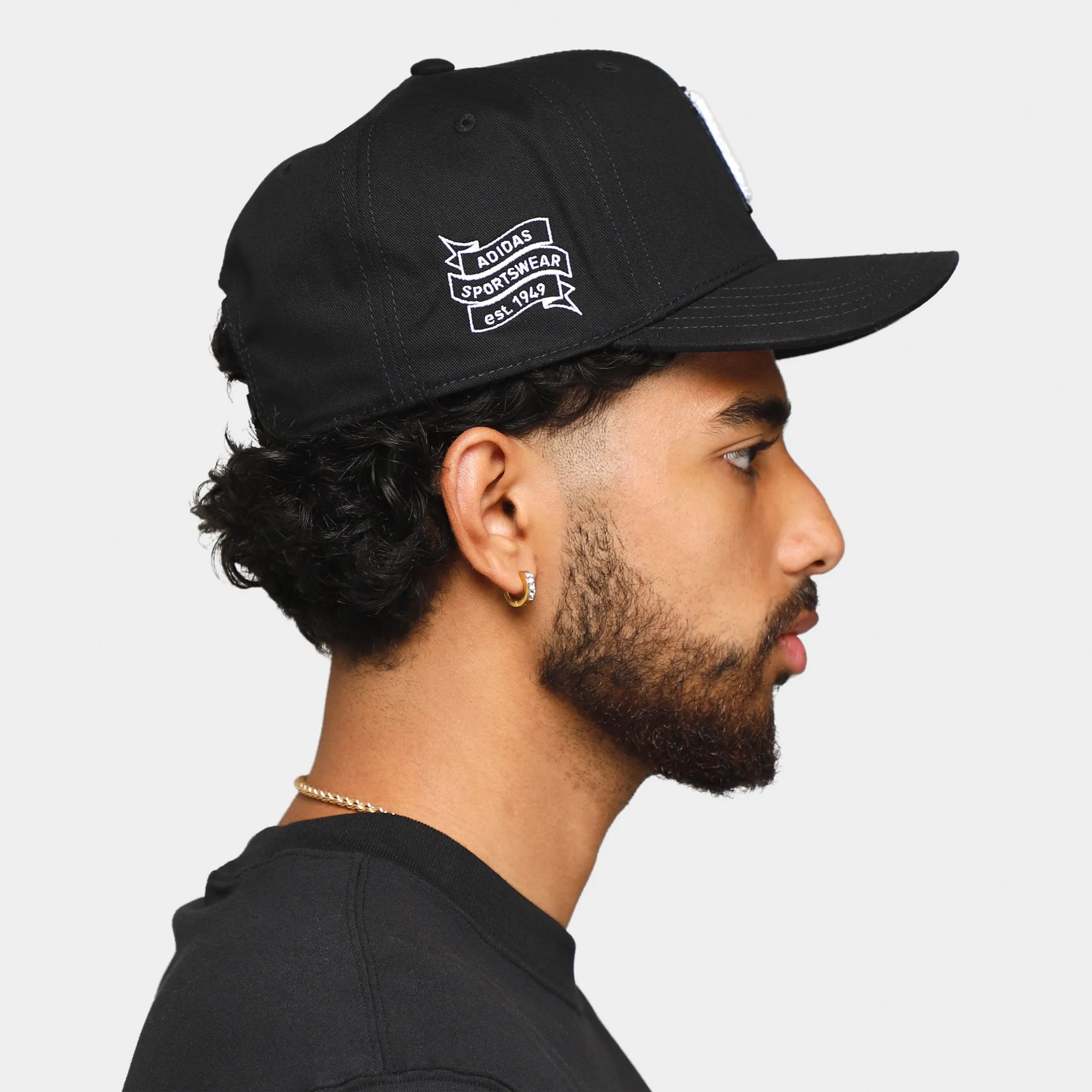 adidas Logo Snapback Hat Black / White sold by JD Sports product image thumbnail 2
