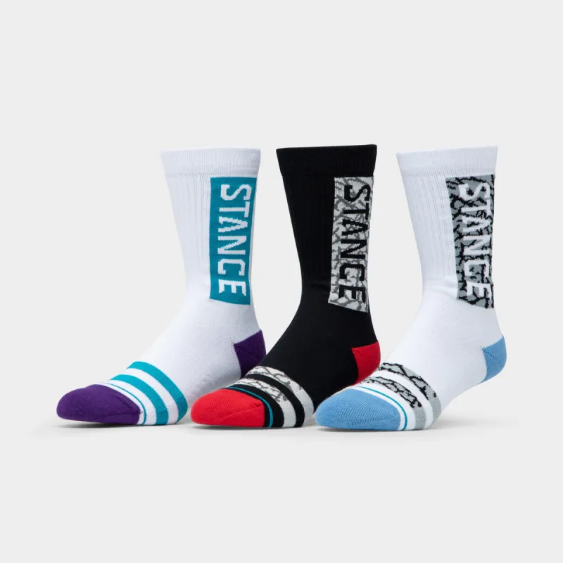 Stance The OG Crew Socks (3 Pack) / Multi sold by JD Sports