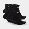 Nike Everyday Plus Cushioned Training Ankle Socks (6 Pack) Black / White sold by JD Sports