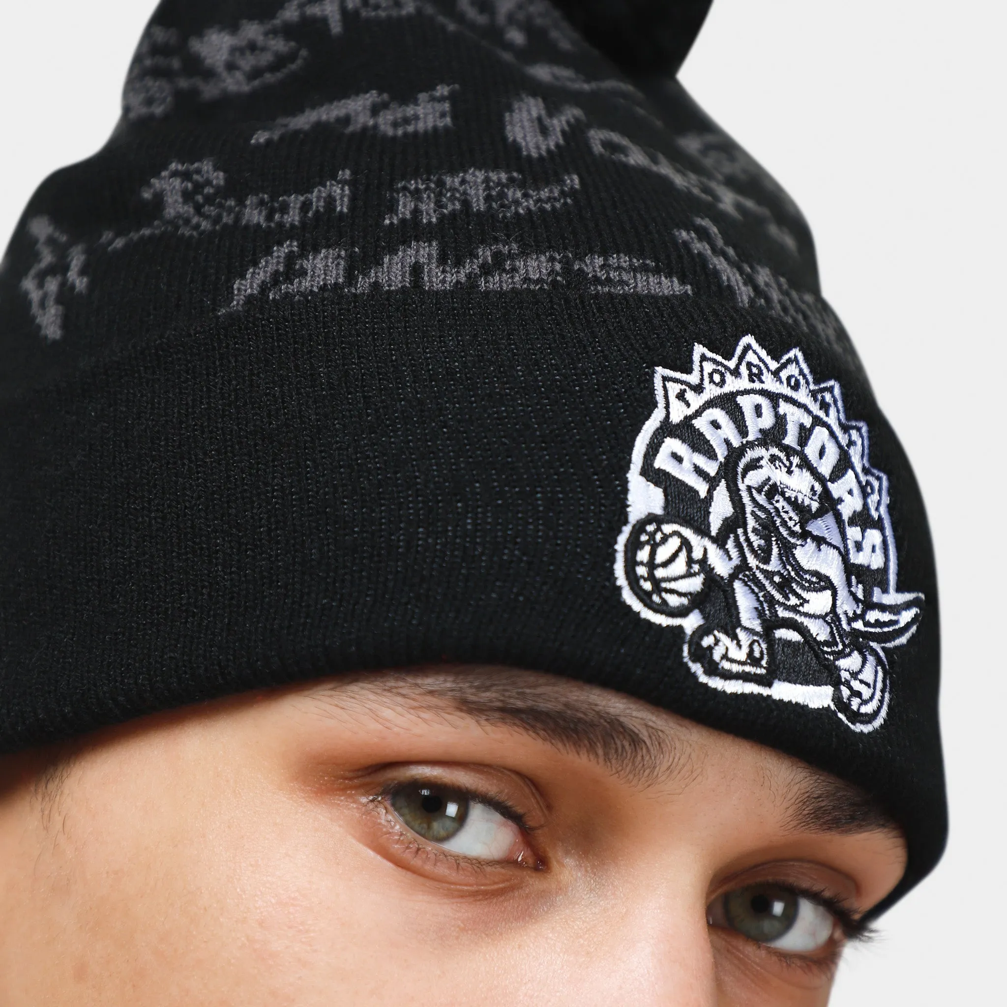 Mitchell & Ness Toronto Raptors Meaningful Words Knit Hat / Black sold by JD Sports product image thumbnail 4