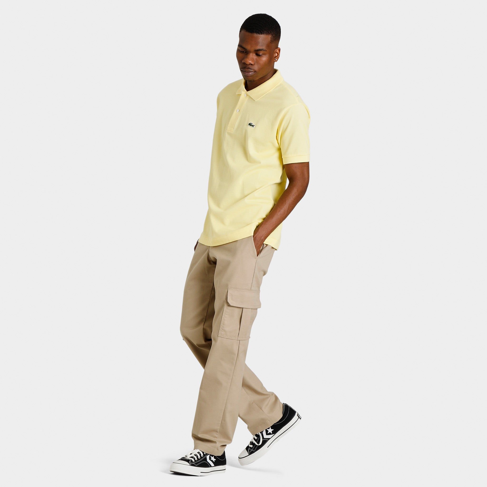 Lacoste Original L.12.12 Petit Piqu� Cotton Polo Shirt / Yellow sold by JD Sports product image thumbnail 5