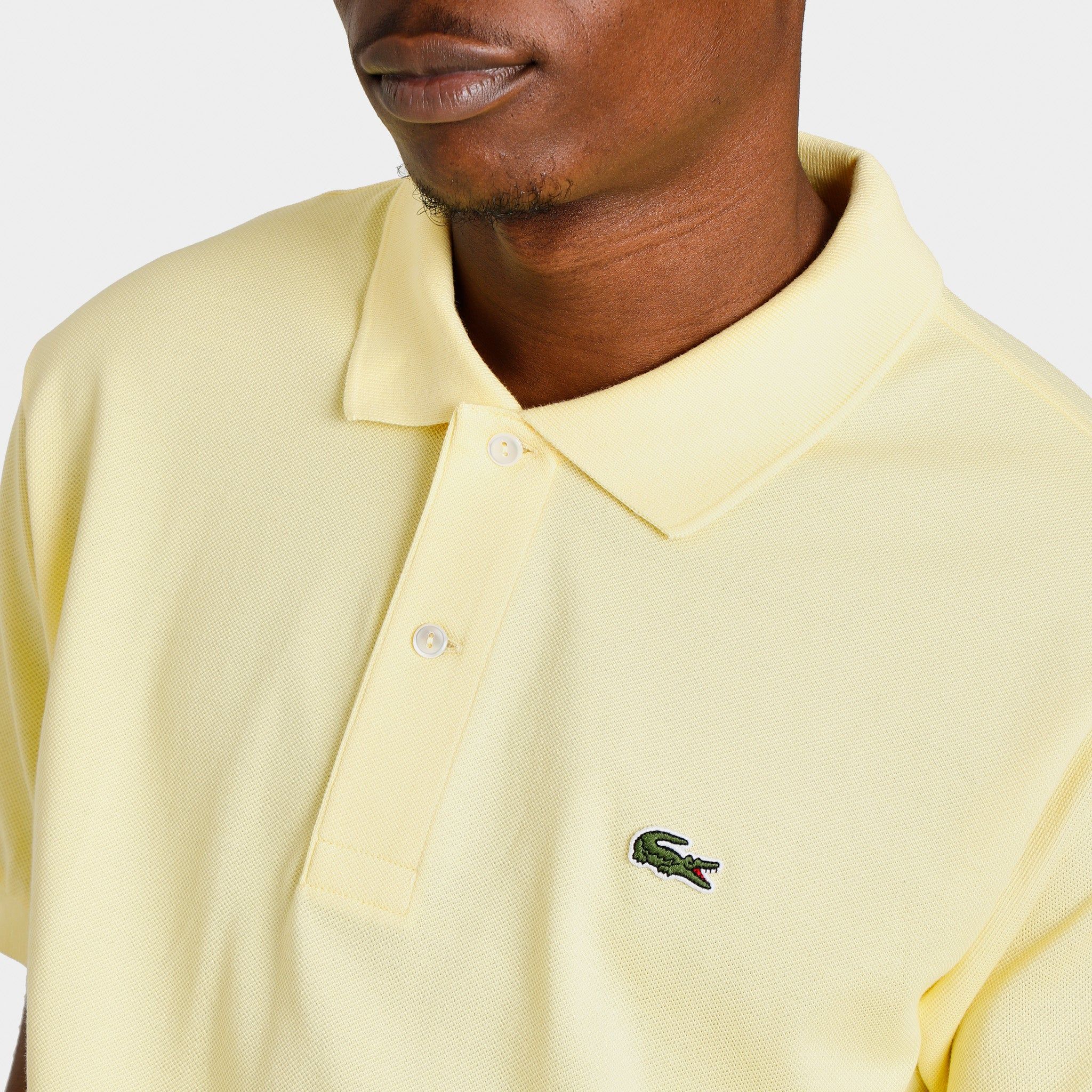 Lacoste Original L.12.12 Petit Piqu� Cotton Polo Shirt / Yellow sold by JD Sports product image thumbnail 4