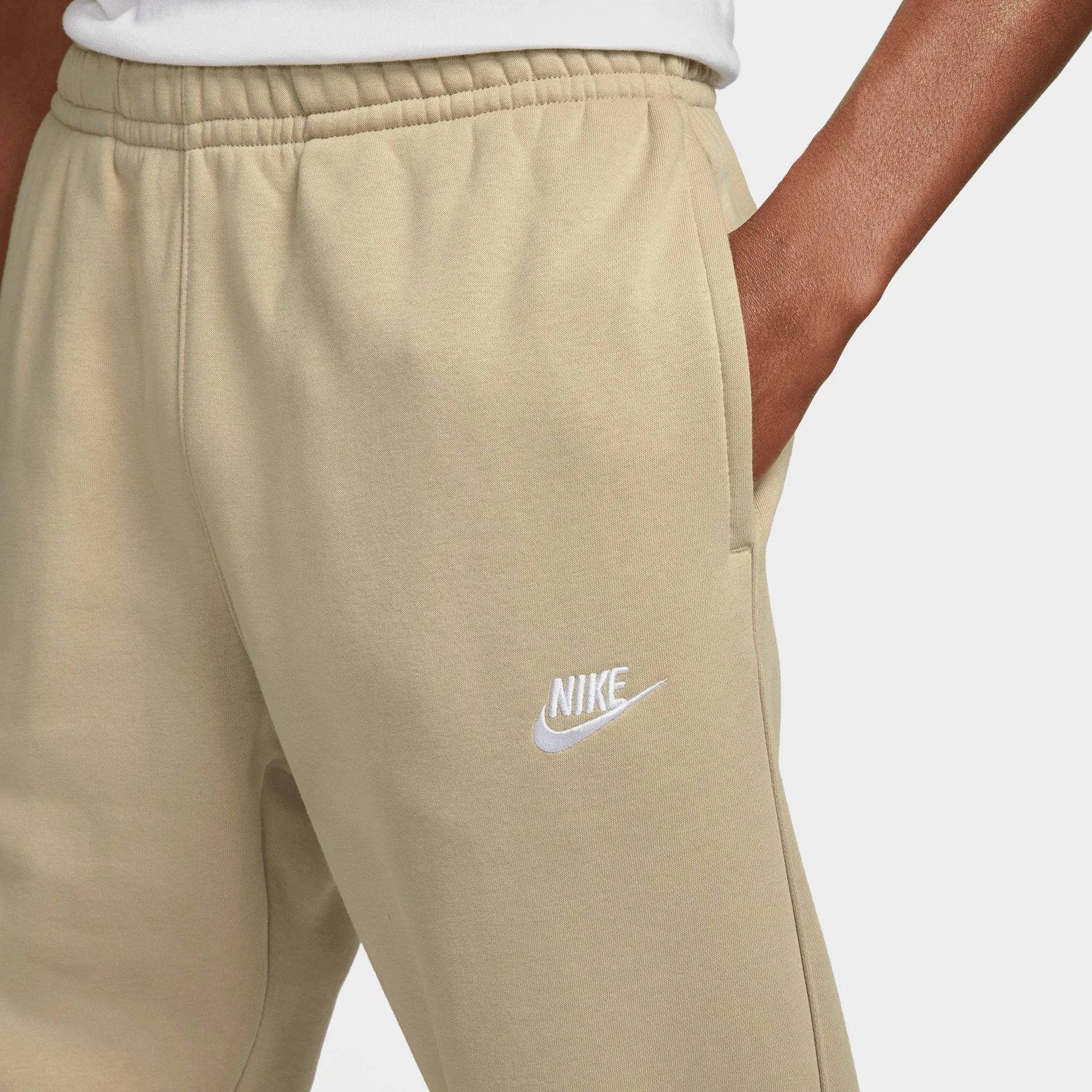Nike Sportswear Club Fleece Joggers Limestone / Limestone - White sold by JD Sports product image thumbnail 4