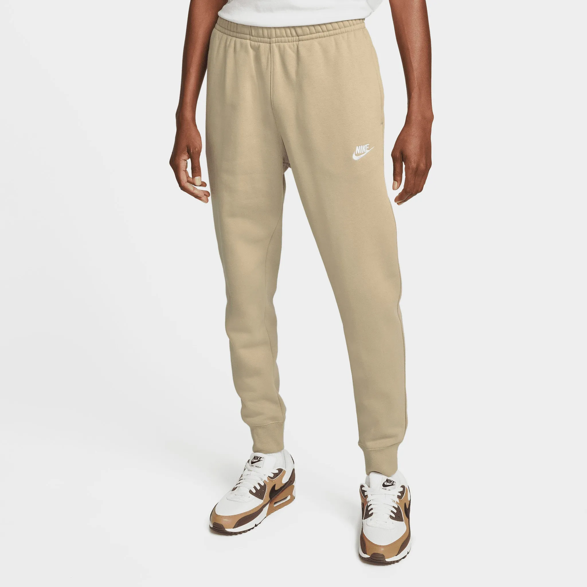 Nike Sportswear Club Fleece Joggers Limestone / Limestone - White sold by JD Sports