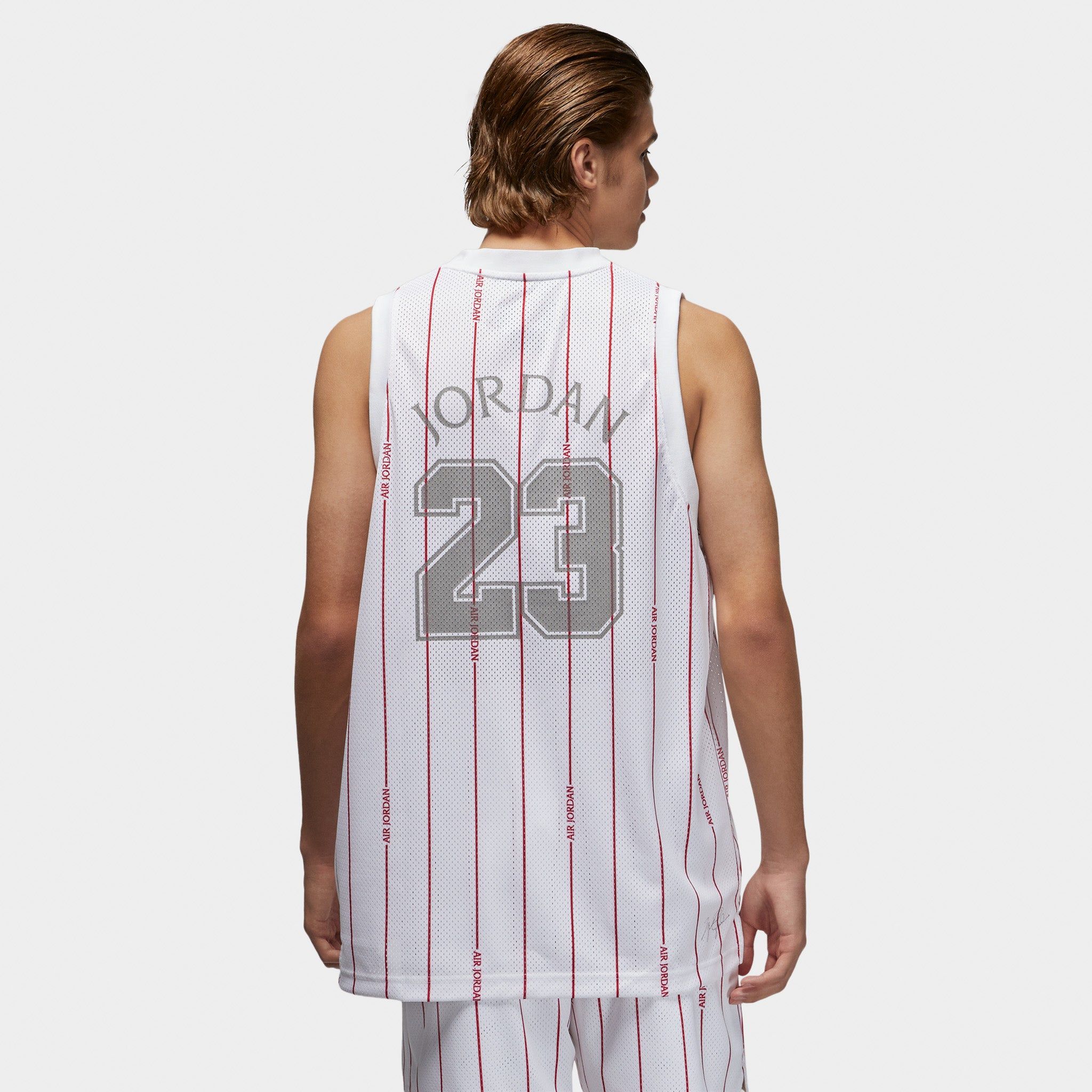 Jordan Essentials Printed Jersey White / Gym Red - Gym Red sold by JD Sports product image thumbnail 2