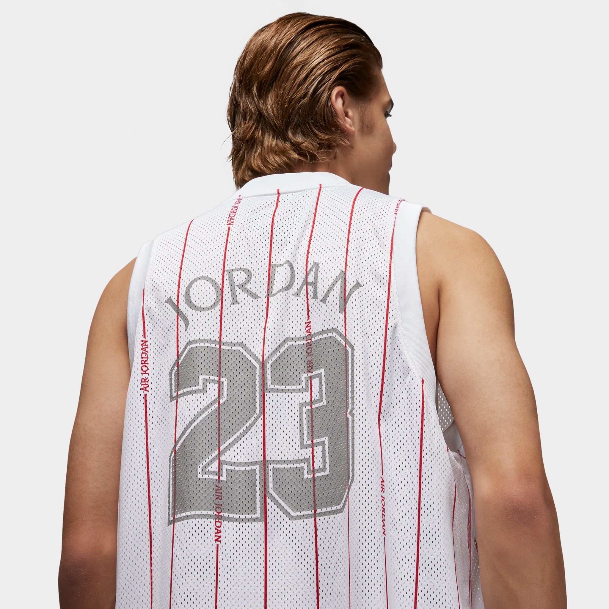 Jordan Essentials Printed Jersey White / Gym Red - Gym Red sold by JD Sports product image thumbnail 3