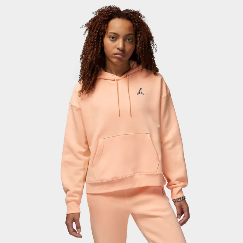 Jordan Women's Brooklyn Fleece Pullover Hoodie / Sunset Haze sold by JD Sports