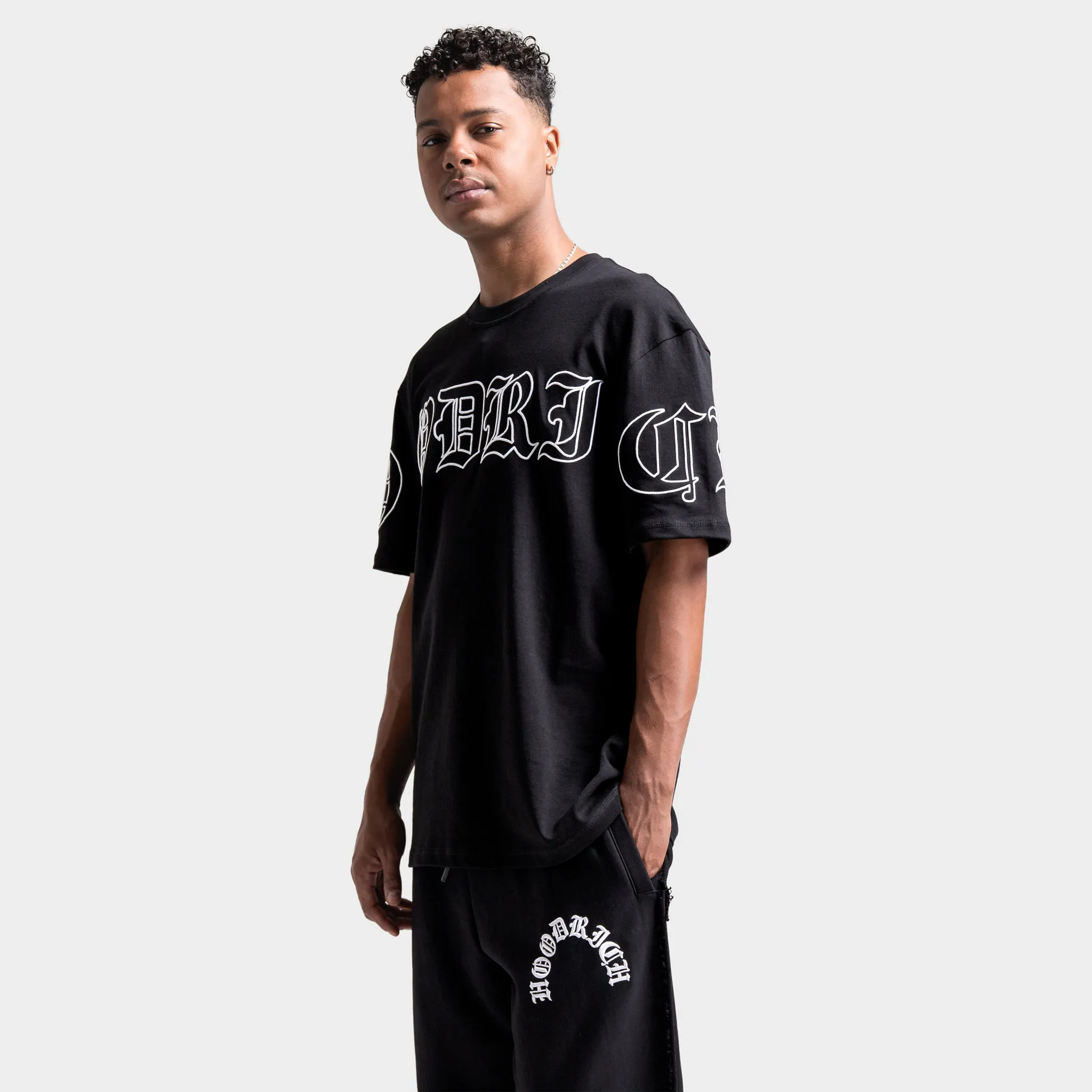 Hoodrich Helix T-Shirt Black / White sold by JD Sports