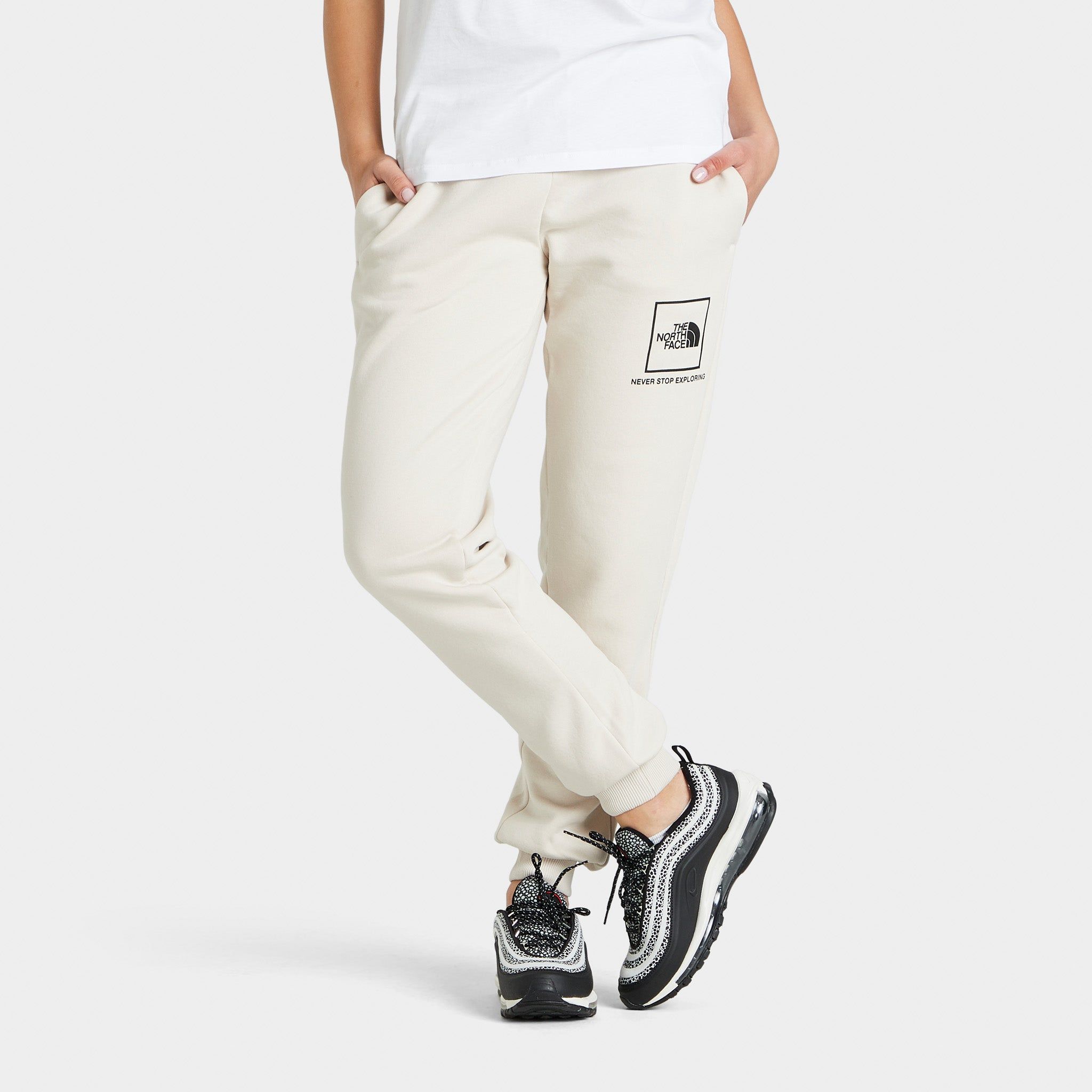 The North Face Women’s New Fine Box Joggers / Moonlight Ivory sold by JD Sports