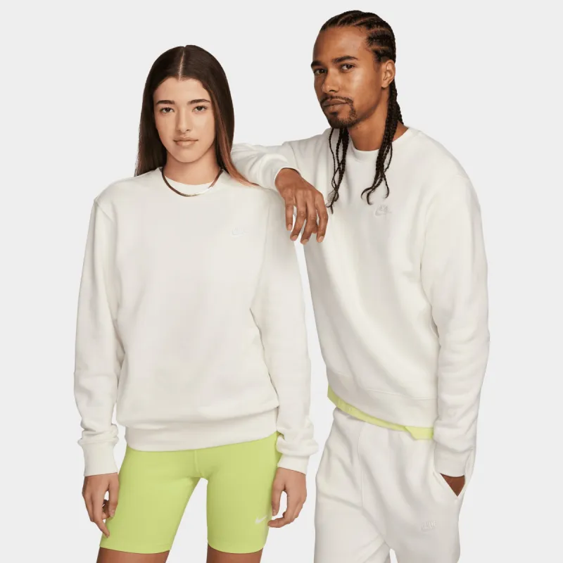 Nike Sportswear Club Fleece Crewneck Sail / White sold by JD Sports