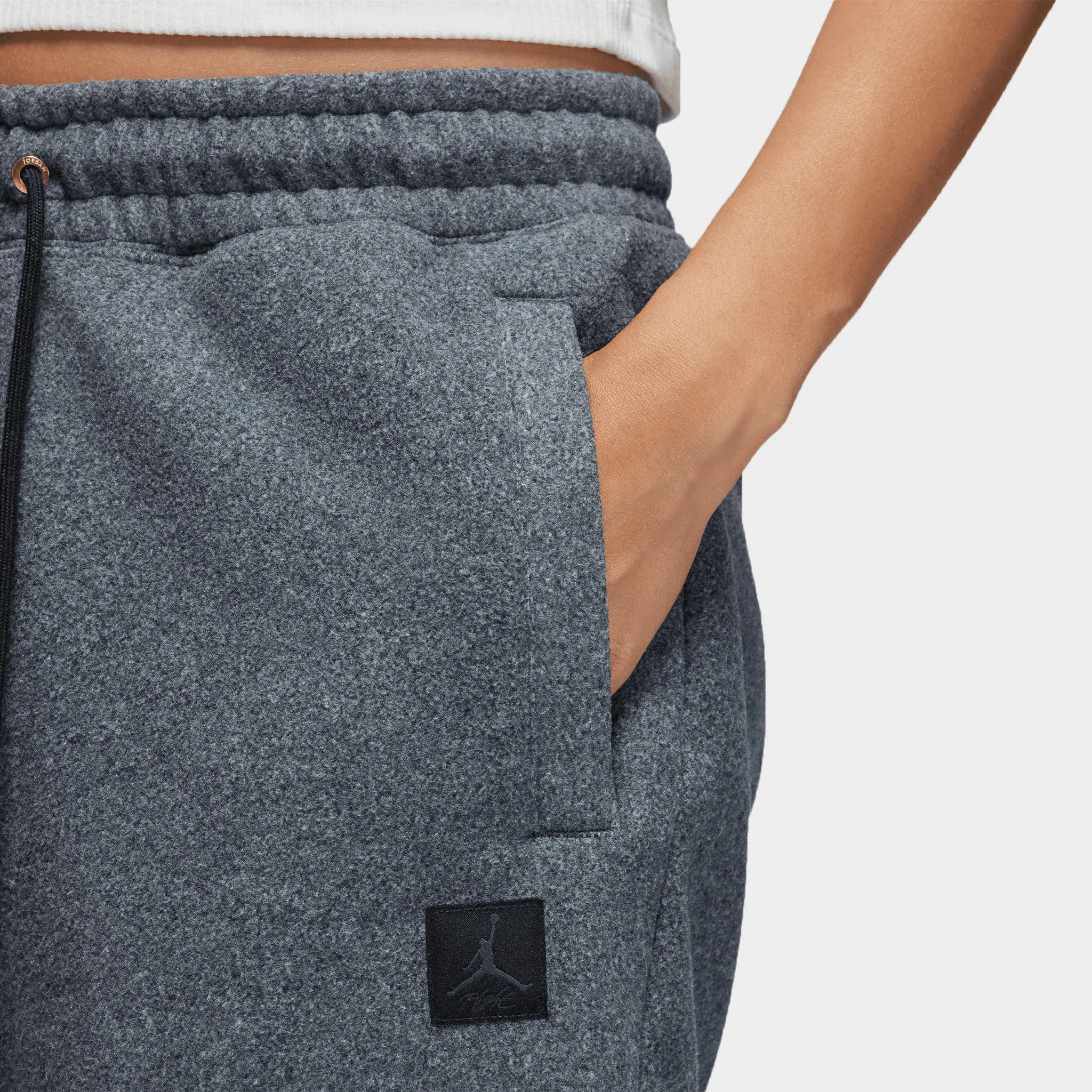 Jordan Women's Flight Fleece Winterized Pants / Black Heather sold by JD Sports product image thumbnail 3