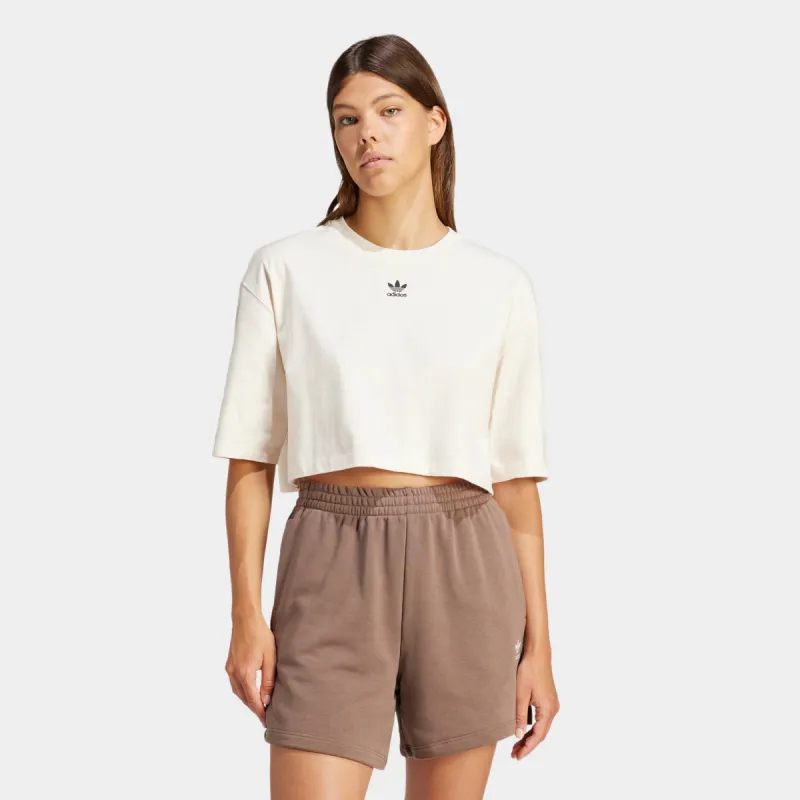 adidas Originals Women's Essentials Crop T-shirt / Wonder White sold by JD Sports
