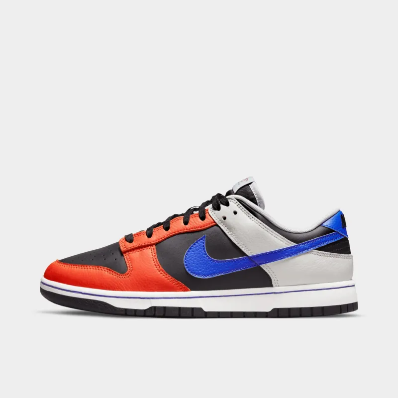 Nike x NBA Dunk Low EMB Black / Racer Blue - Grey Fog sold by JD Sports
